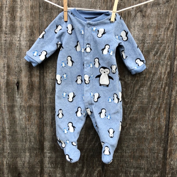 baby penguin pajamas